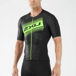 Women's Triathlon Shop 56 2XU Men's Compression Sleeved Tri Top - 2018