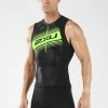 2XU Men's Compression Tri Singlet - 2018 -TRIATHLON Sales MT4841a BLK GLG 00 23330.1517841366