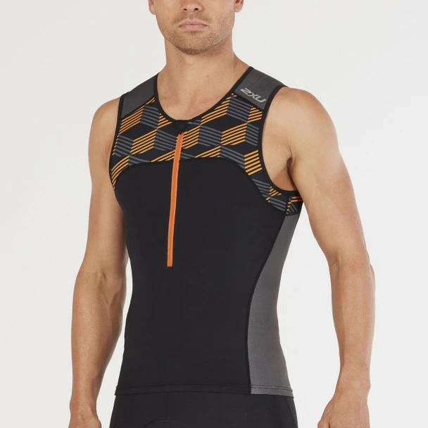 2XU Men's Active Tri Singlet - 2018 4 2XU Men's Active Tri Singlet - 2018 - Image 2