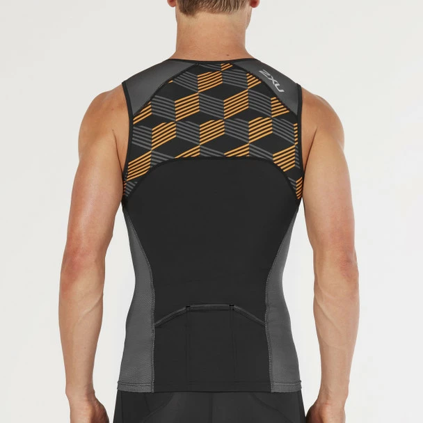 2XU Men's Active Tri Singlet - 2018 5 2XU Men's Active Tri Singlet - 2018 - Image 3