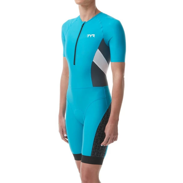 TYR Women's Competitor Short Sleeved Speedsuit - 2023 3 TYR Women's Competitor Short Sleeved Speedsuit - 2023