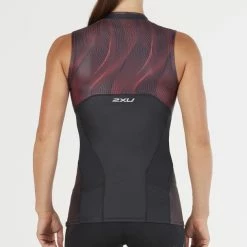 2XU Women's Compression Tri Singlet - 2018 -TRIATHLON Sales WT4845a BLK VCM 02 09882.1517496064