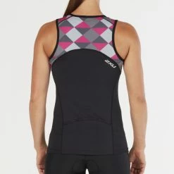 2XU Women's Active Tri Singlet - 2018 7 2XU Women's Active Tri Singlet - 2018 -TRIATHLON Sales WT4866a BLK RPP 02 15649.1517516602