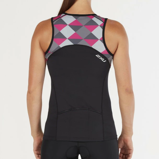 2XU Women's Active Tri Singlet - 2018 5 2XU Women's Active Tri Singlet - 2018 - Image 3