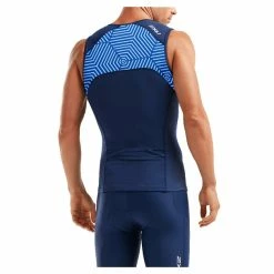 2XU Men's Active Tri Singlet - 2021 -TRIATHLON Sales back 52377.1547150272