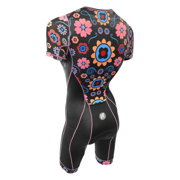 DeSoto Women's Femme Riviera Short Sleeve Trisuit - 2023 4 DeSoto Women's Femme Riviera Short Sleeve Trisuit - 2023 - Image 2