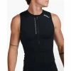 2XU Men's Aero Tri Singlet - 2022 -TRIATHLON Sales black 89082.1645129263
