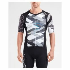 Women's Triathlon Shop 60 2XU Men's Compression Sleeved Tri Top - 2021