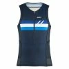 Louis Garneau Men's Relaxed Fit Vent Sleeveless Tri Top - 2022 -TRIATHLON Sales bluewhite 51003.1645557861