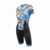 DeSoto Women's Femme Riviera Short Sleeve Tri Suit - 2020 1 DeSoto Women's Femme Riviera Short Sleeve Tri Suit - 2020 -TRIATHLON Sales front 08566.1574793315