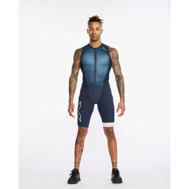 2XU Men's Light Speed Front Zip Tri Suit - 2023 3 2XU Men's Light Speed Front Zip Tri Suit - 2023